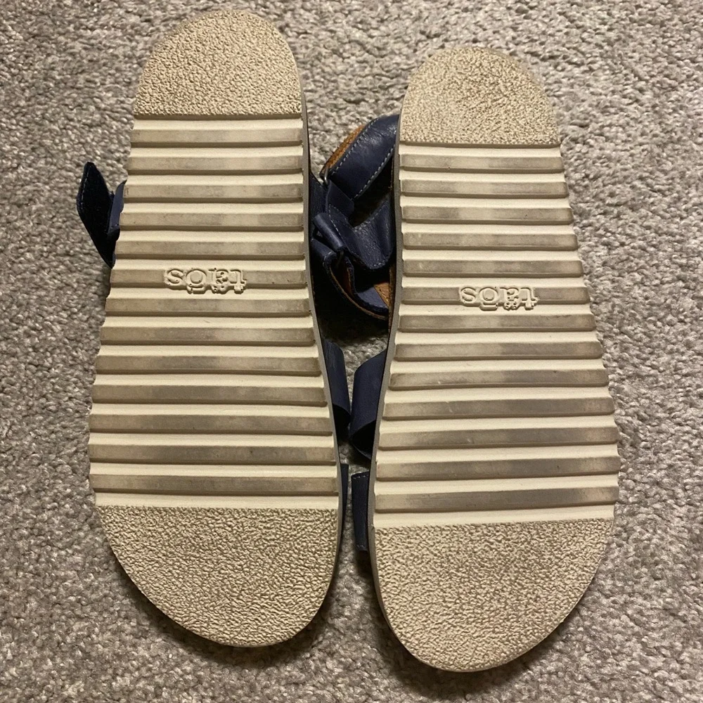 Taos sideways dark blue sandals US 9 - 9.5 EU 40 - Picture 3 of 3